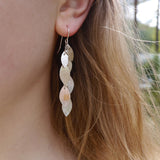 Leaf cascade earring