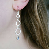 Moonstone chandelier earring