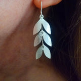 3 petal drop earring