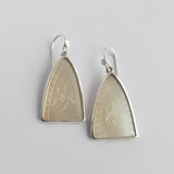 Antique mother of pearl arch earrings