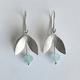Aquamarine double petal drop
