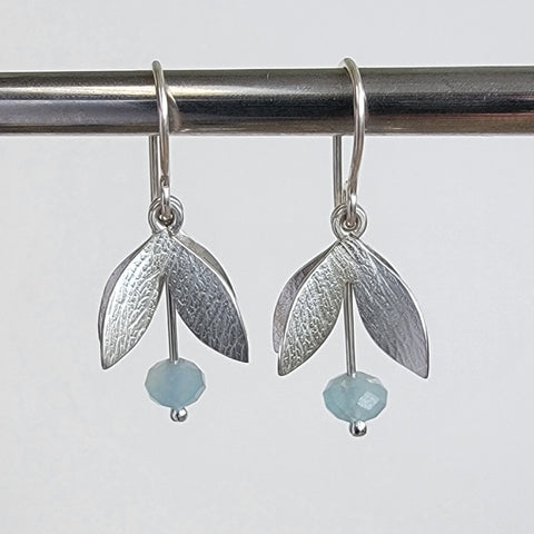 Aquamarine double petal drop