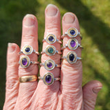 Oval cup ring