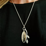 Dendritic quartz Branch Pendant