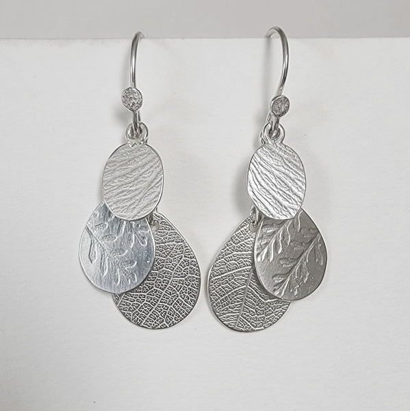 Falling leaf earrings