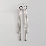 Forged drops earring