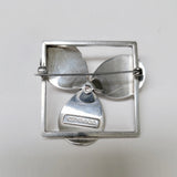 Pearl petal brooch