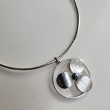 Pearl petal pendant