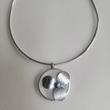 Pearl petal pendant