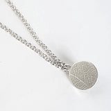 Moonstone hammered pendant