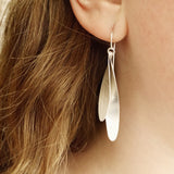 2 Long ash key earring