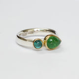 Two stone rings