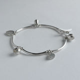 Lily charm bracelet
