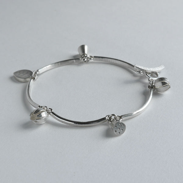 Lily charm bracelet