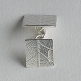 Square leaf chain cufflink