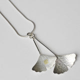 Double Ginkgo Pendant
