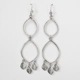 Double sorrel drop earring
