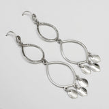 Double sorrel drop earring