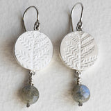Coin drop earring