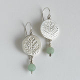 Coin drop earring