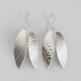 Snowdrop petal earrings