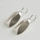 Snowdrop petal earrings