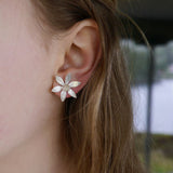 Lily flower earrings