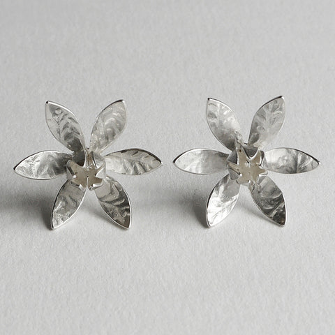 Lily flower earrings