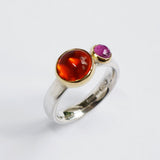 Two stone rings