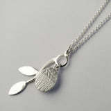 Labradorite branch pendant oval