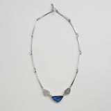 Australian opal wedge necklace