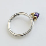 Amethyst bud ring