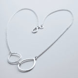 Double teardrop glasses holder pendant